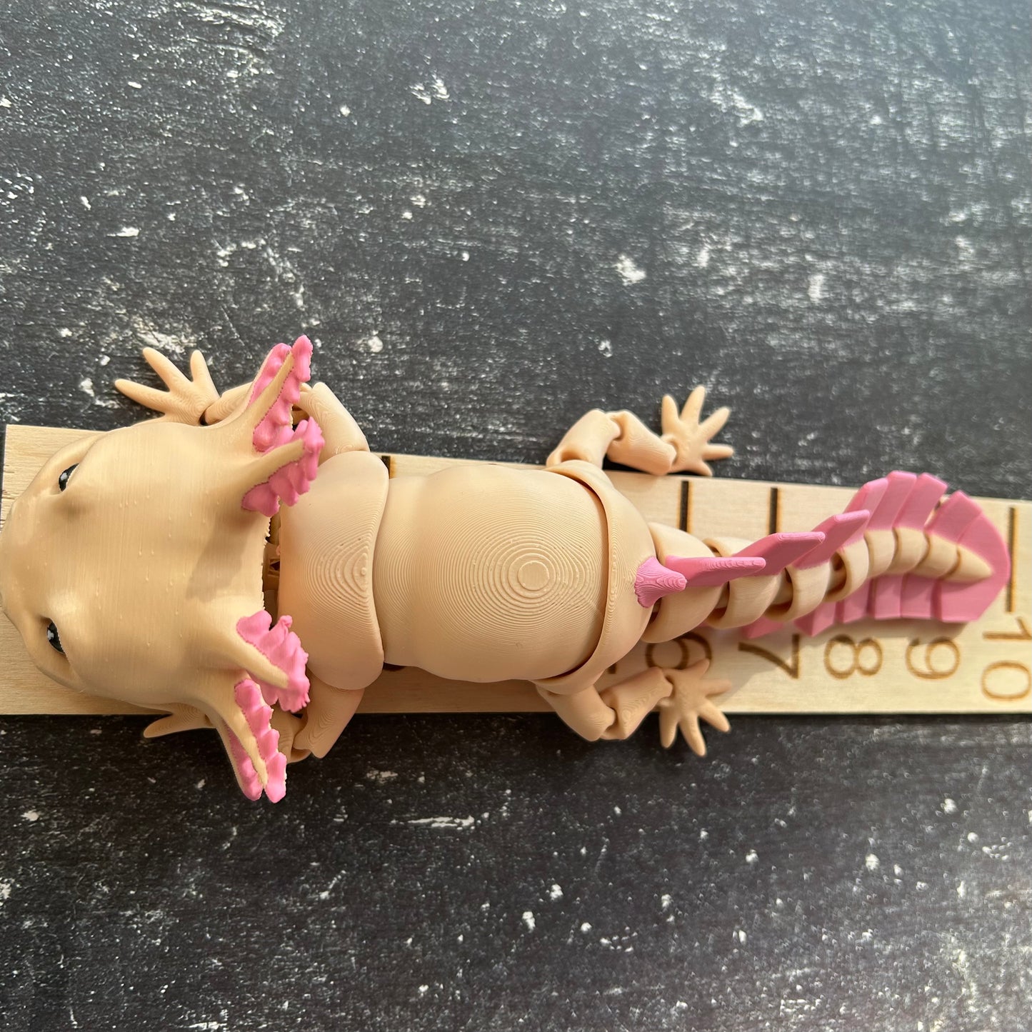 Smiling Axolotl - 3d Printed Fidget Toy