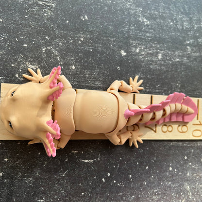 Smiling Axolotl - 3d Printed Fidget Toy