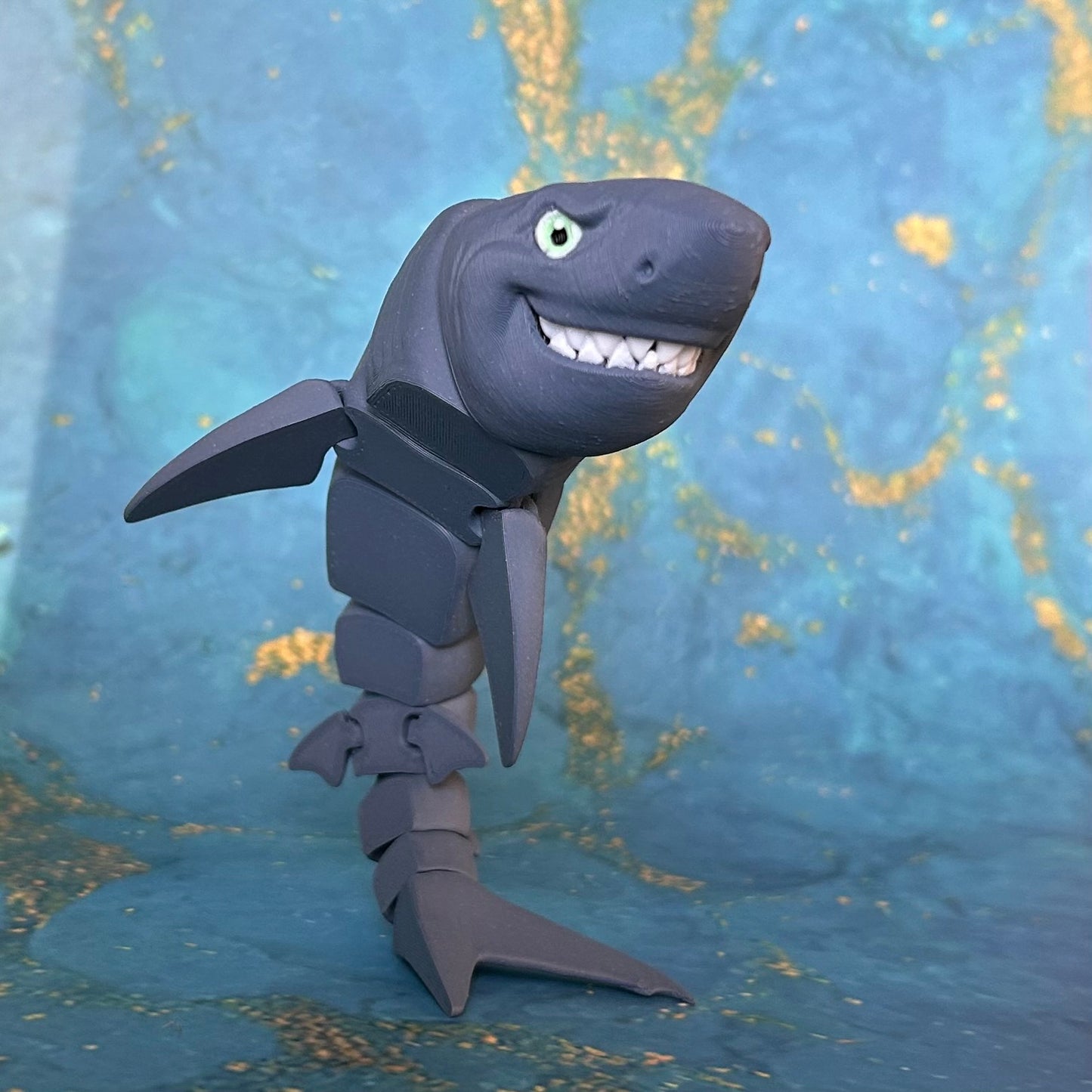 Grinning Shark - 3d Printed Fidget Toy