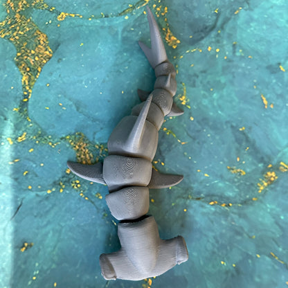Hammerhead Shark - 3d Printed Fidget Toy