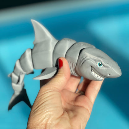 Grinning Shark - 3d Printed Fidget Toy