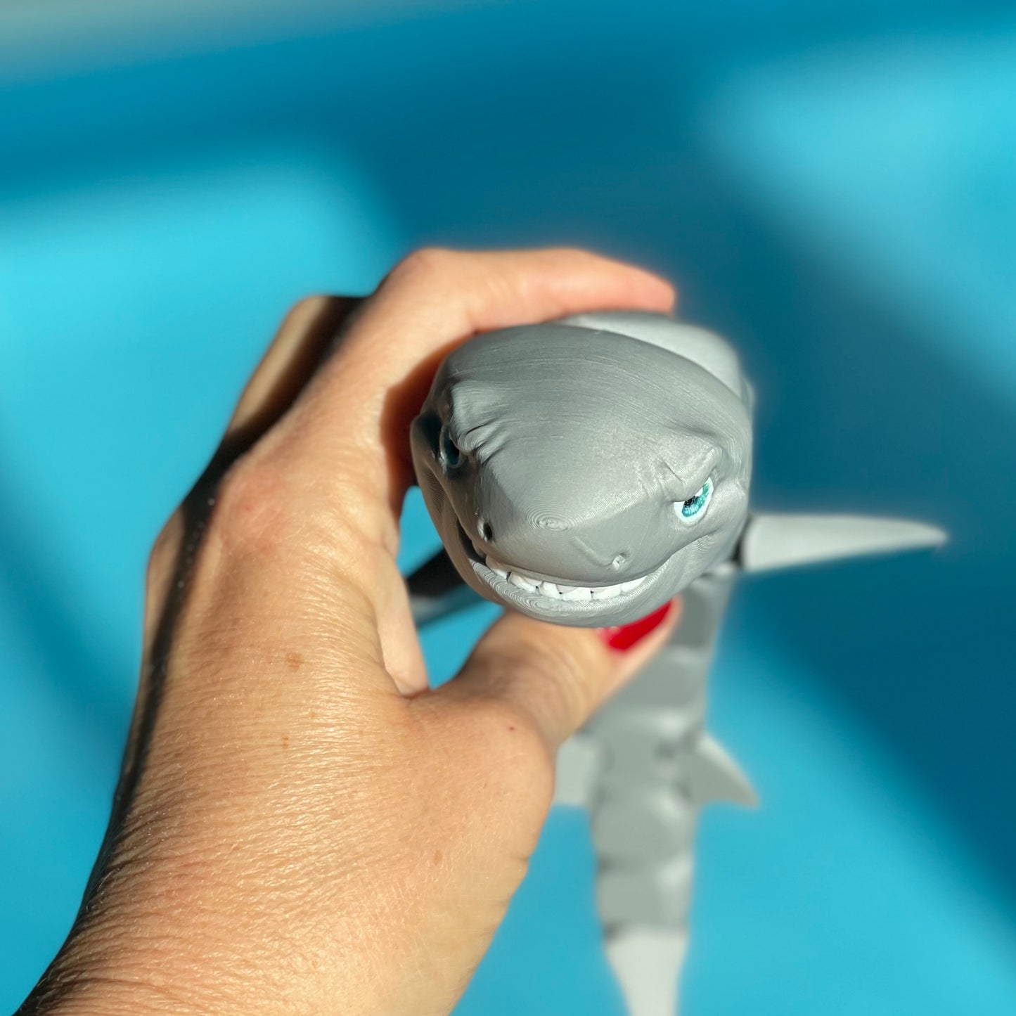 Grinning Shark - 3d Printed Fidget Toy