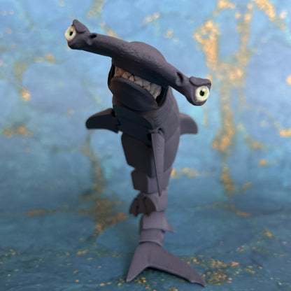 Hammerhead Shark - 3d Printed Fidget Toy