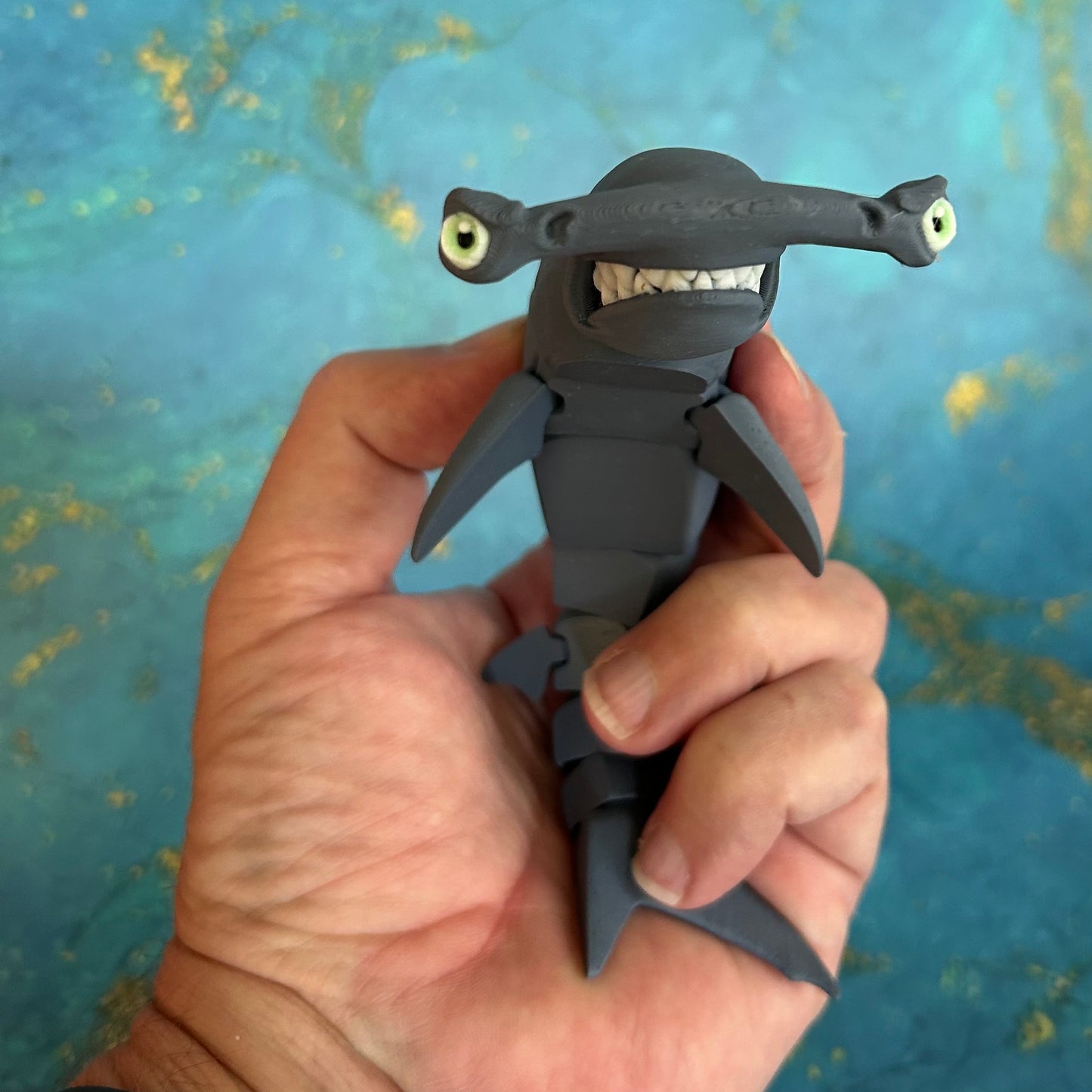 Hammerhead Shark - 3d Printed Fidget Toy