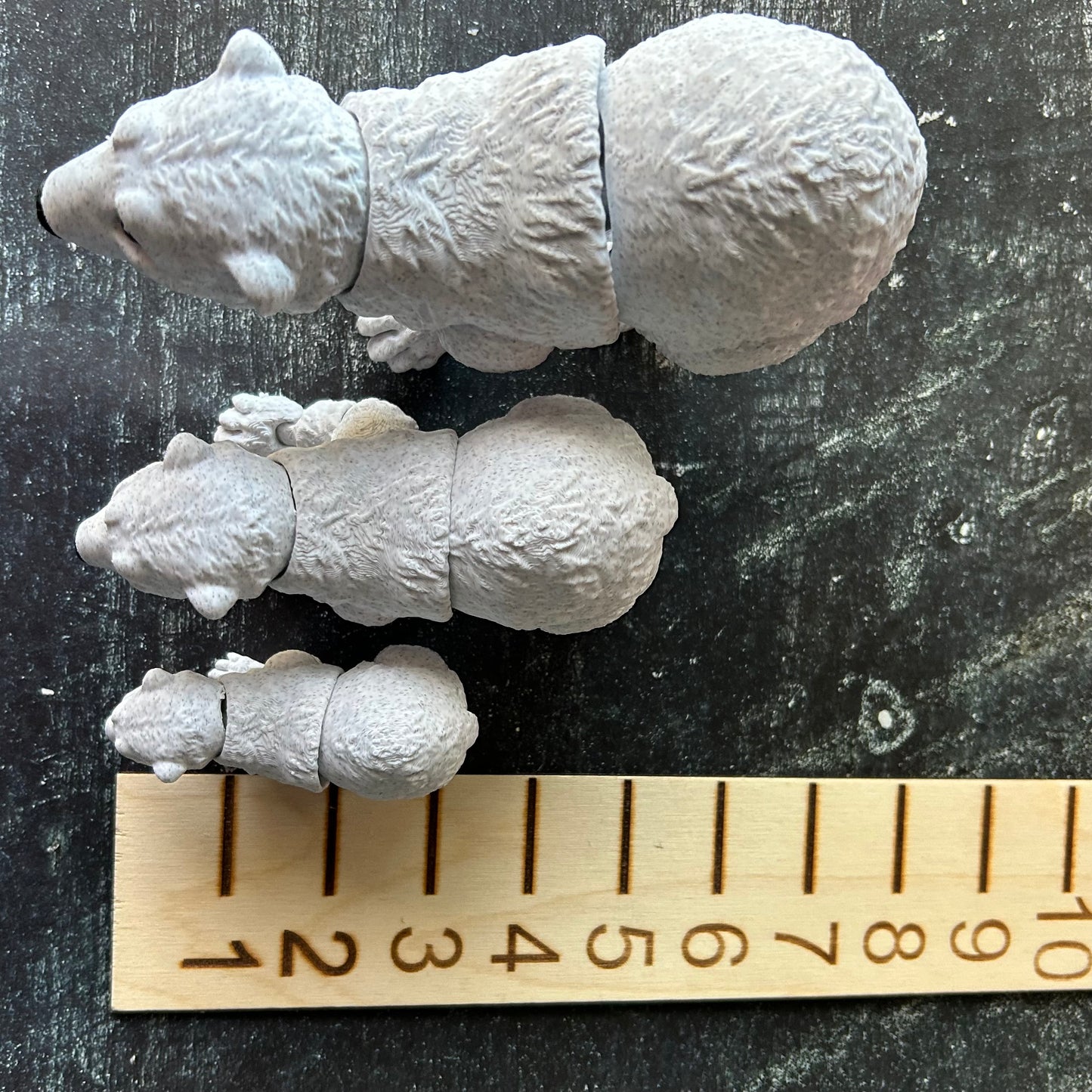 Smiling Polar Bear - 3d Printed Posable Toy