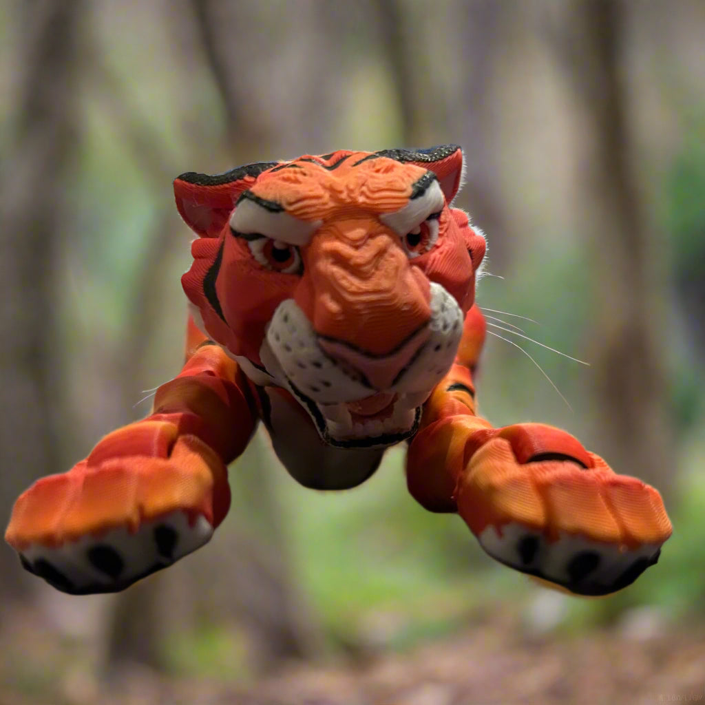 Amazing Tiger - 3d Printed Posable Toy