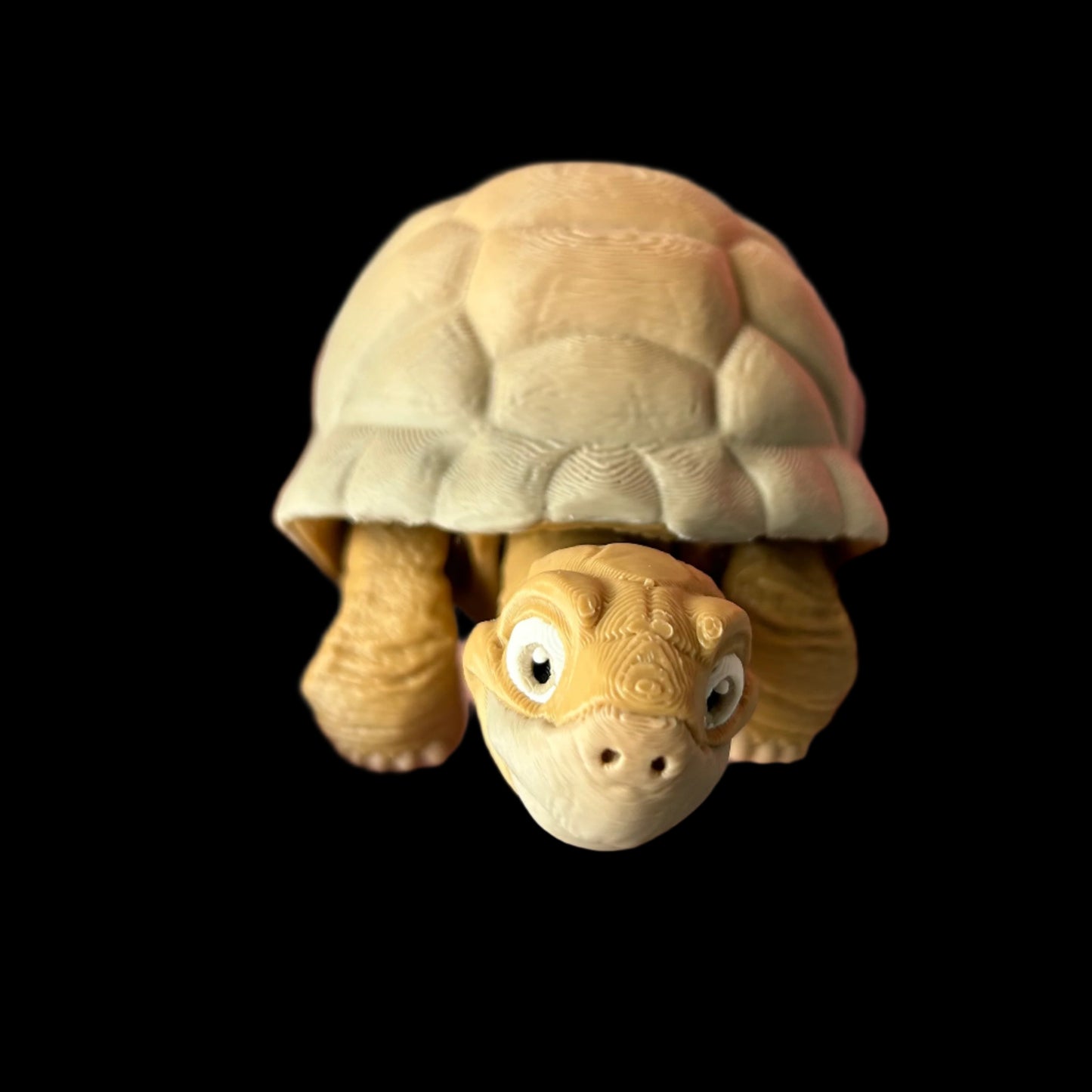 Smiling Tortoise - 3d Printed Posable Toy