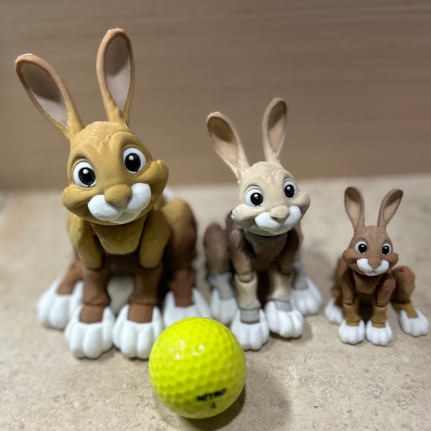 Smiling Bunny - 3d Printed Fidget Toy