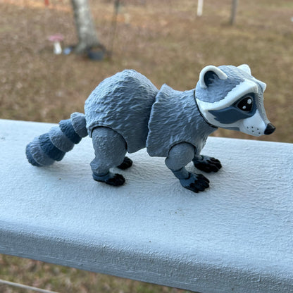 Smiling Raccoon - 3d Printed Fidget Toy
