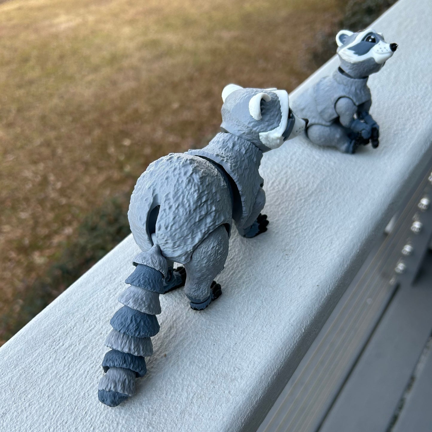 Smiling Raccoon - 3d Printed Fidget Toy