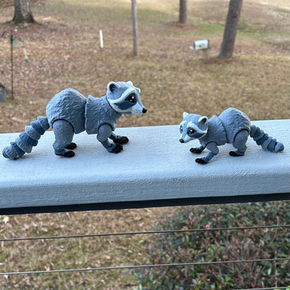 Smiling Raccoon - 3d Printed Fidget Toy
