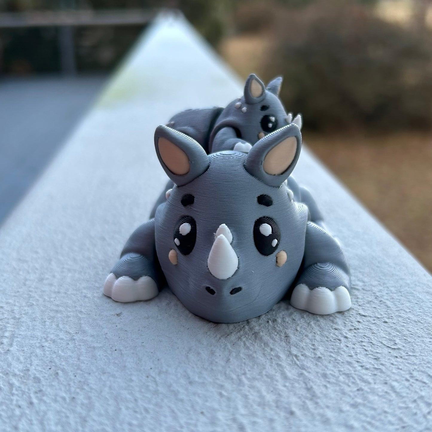 Chunky Rino - 3d Printed Fidget Toy