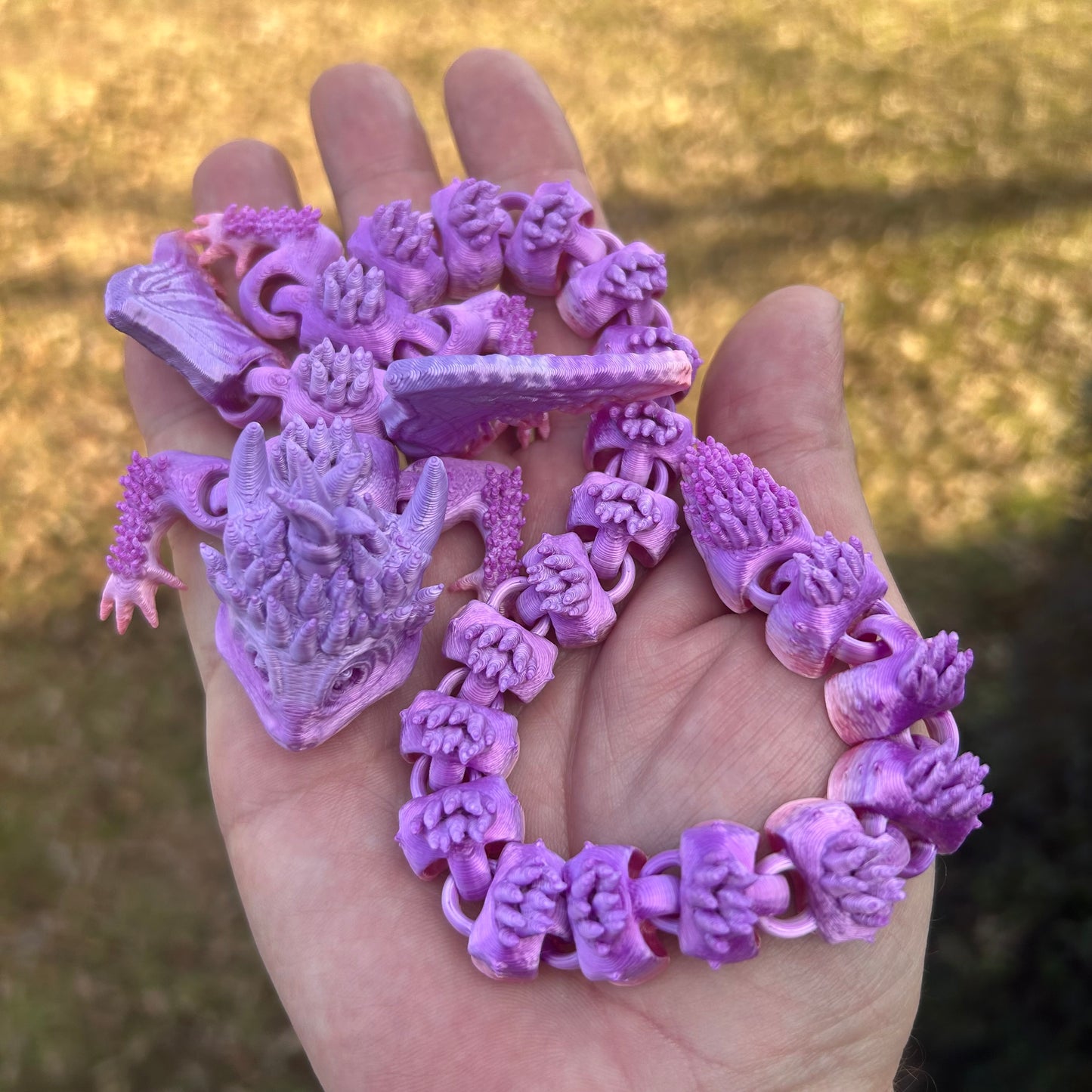 Amazing Multi-Color Dragon - 3d Printed Toy