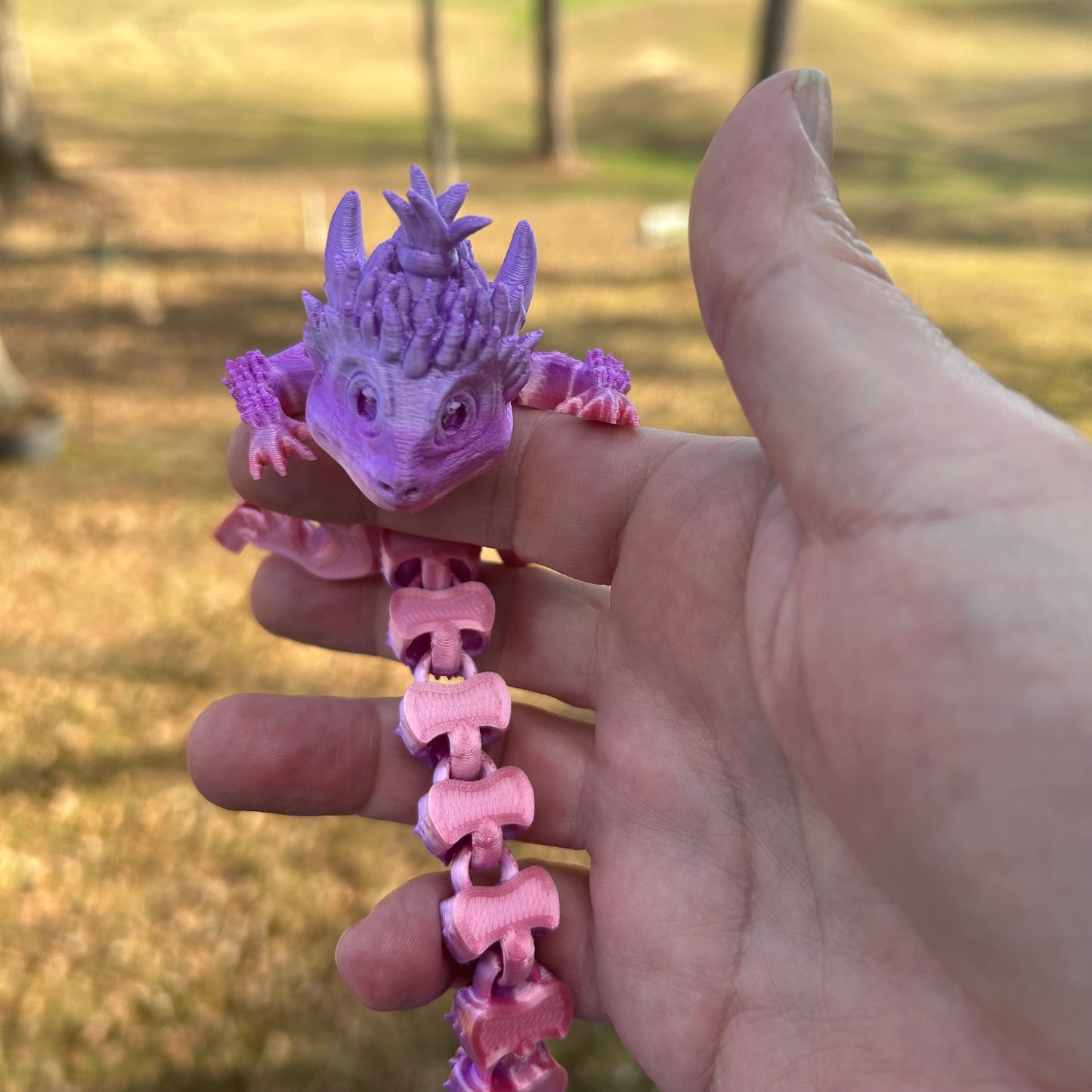Amazing Multi-Color Dragon - 3d Printed Toy