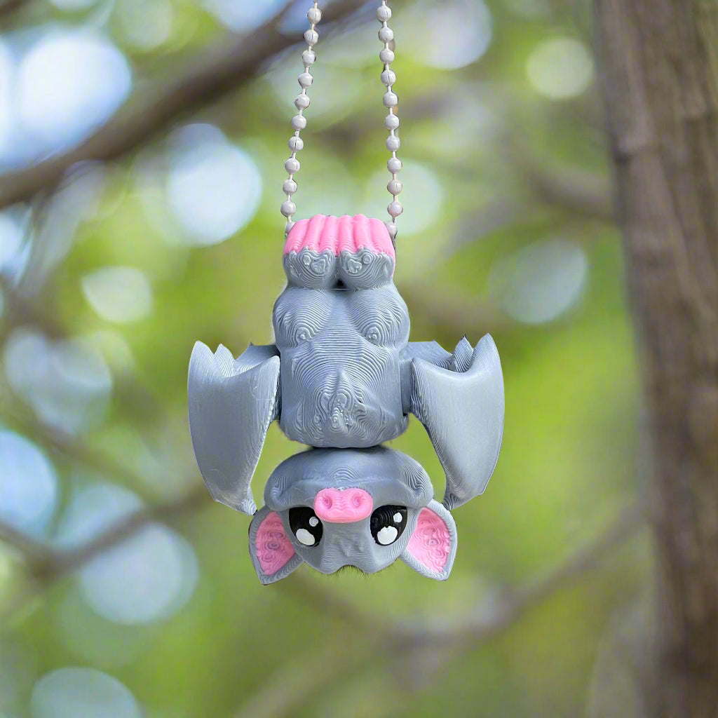 Smiling Miniature Bat - 3d Printed Toy