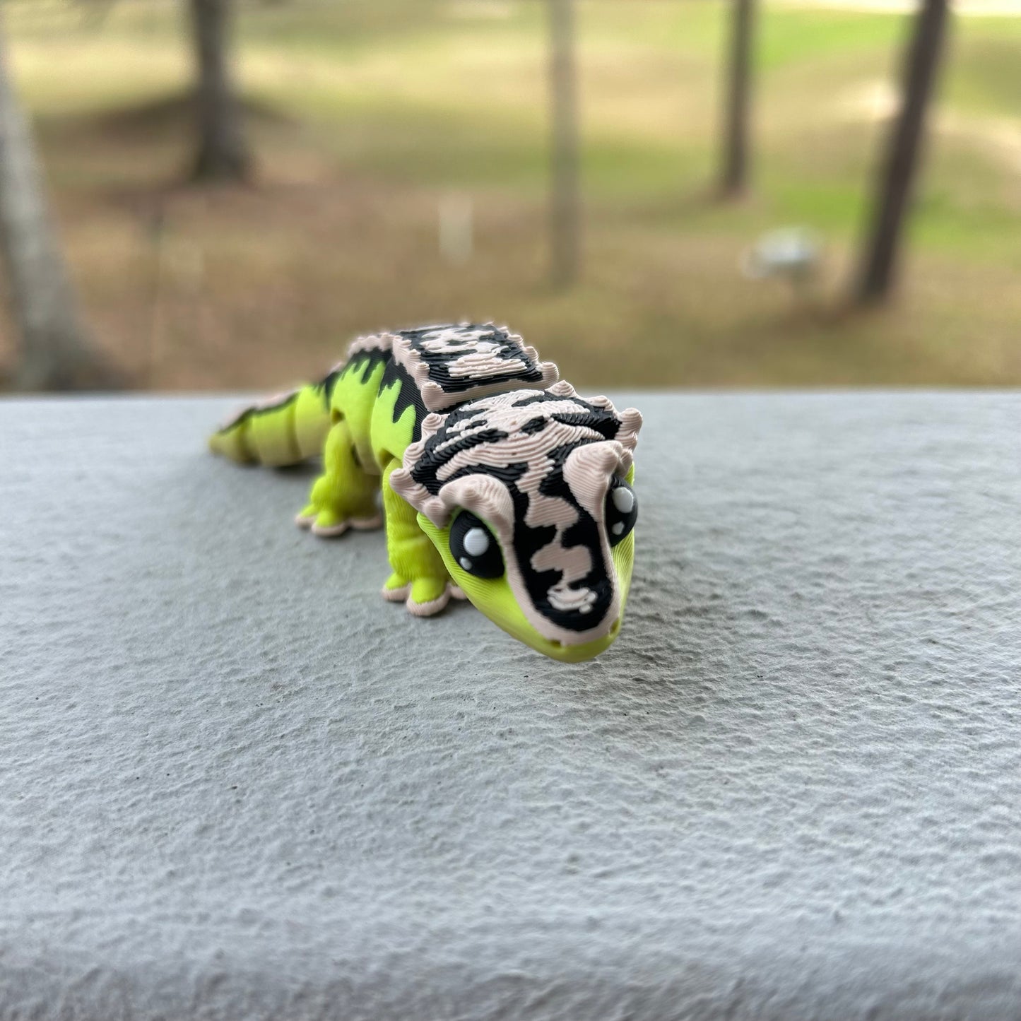 Miniature Gecko - 3d Printed Fidget Toy
