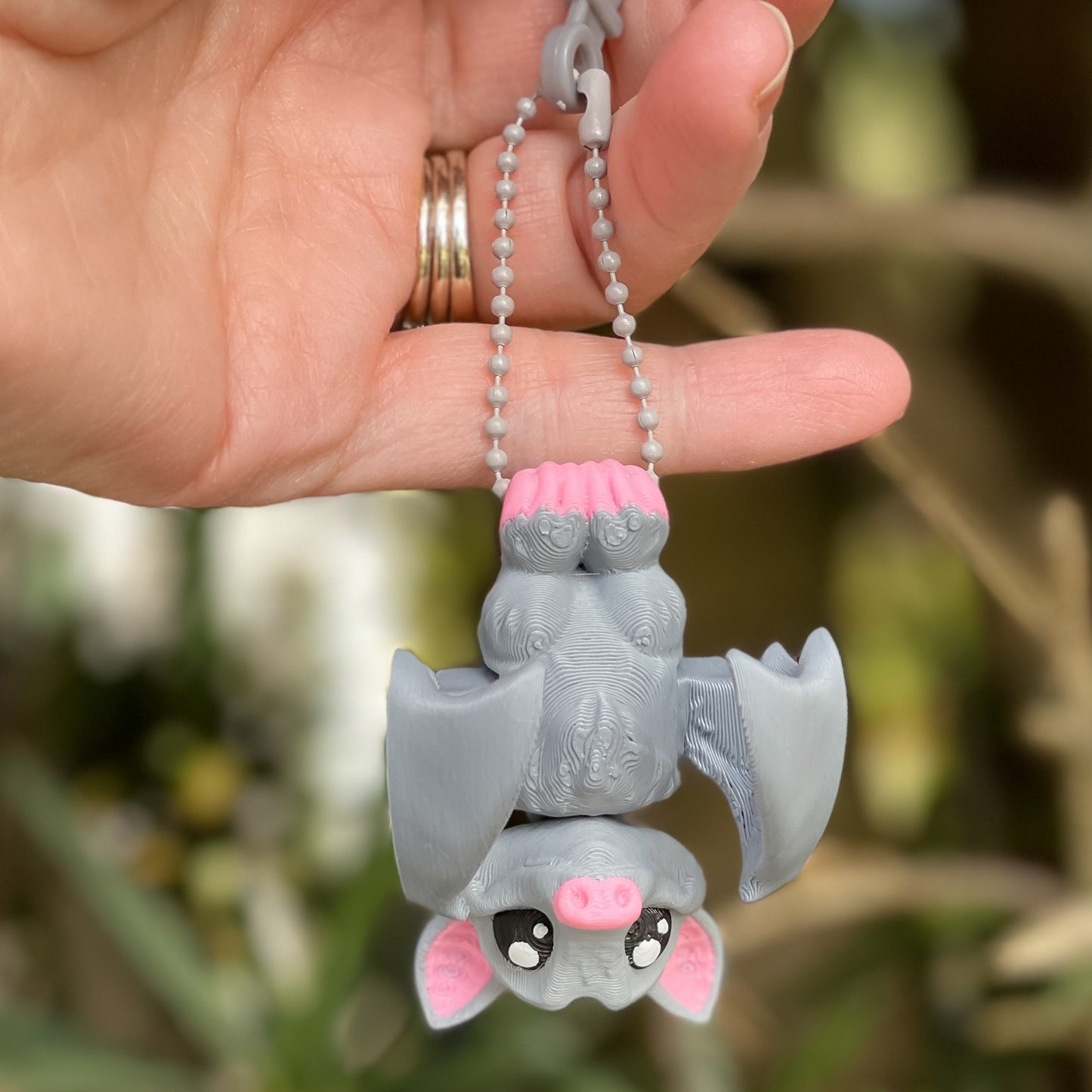 Smiling Miniature Bat - 3d Printed Toy