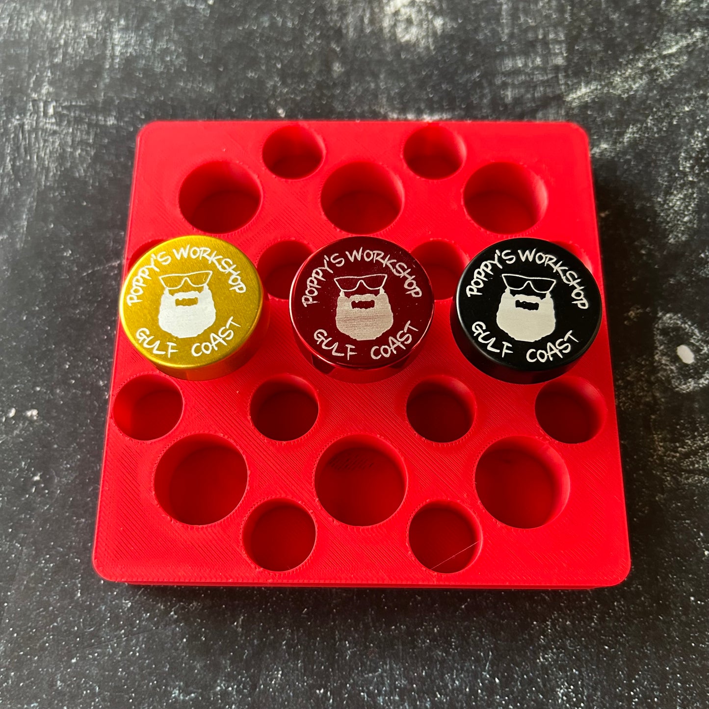 xTool F1 bottle stopper engraving jig. 3d printed specifically for the xTool F1. An xTool XCS layout file will be provided.