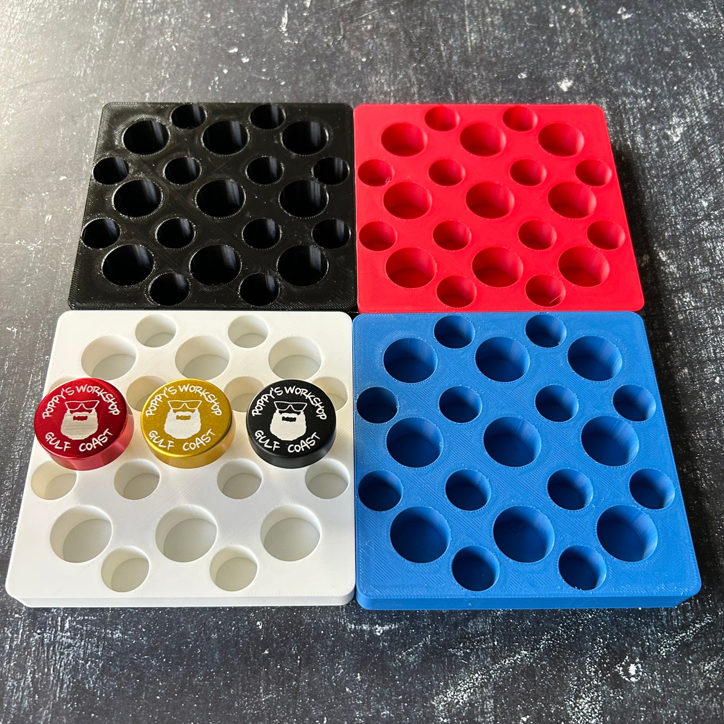xTool F1 bottle stopper engraving jig. 3d printed specifically for the xTool F1. An xTool XCS layout file will be provided.