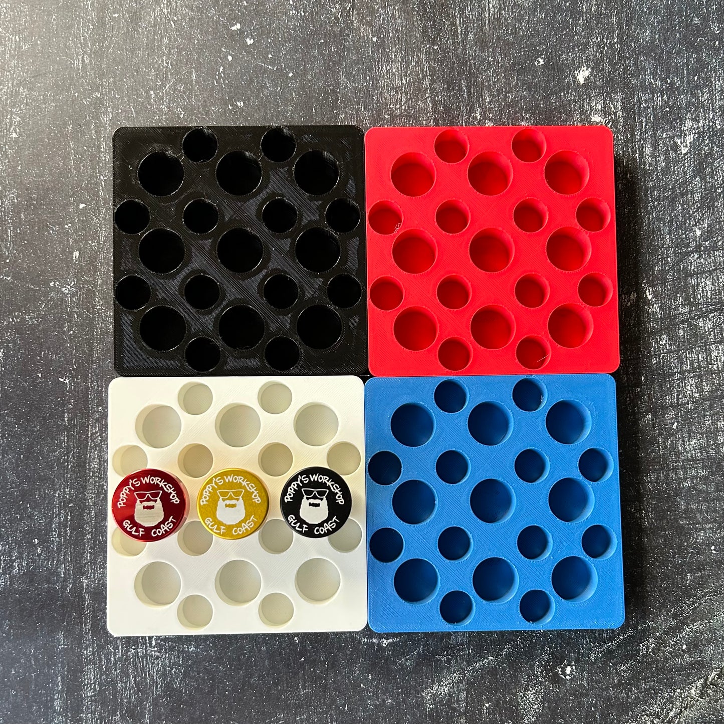 xTool F1 bottle stopper engraving jig. 3d printed specifically for the xTool F1. An xTool XCS layout file will be provided.
