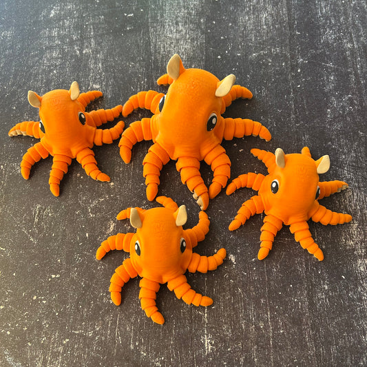 Flapjack Octopus - 3d Printed Fidget Toy