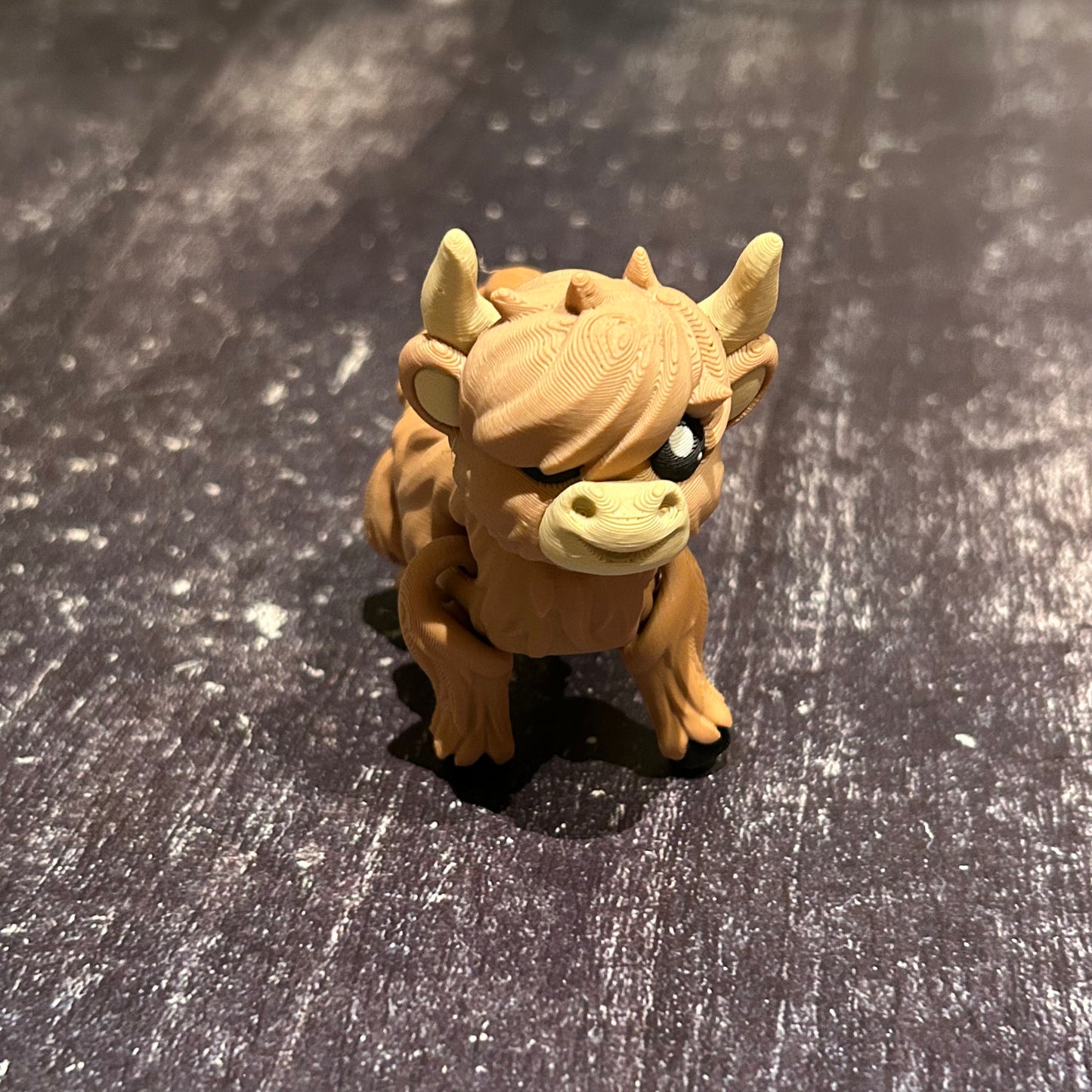 Hyland Cow - 3d Printed Fidget Toy