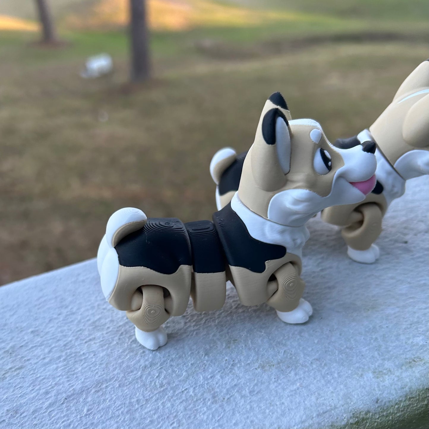 Little Corgis - 3d Printed Fidget Toy