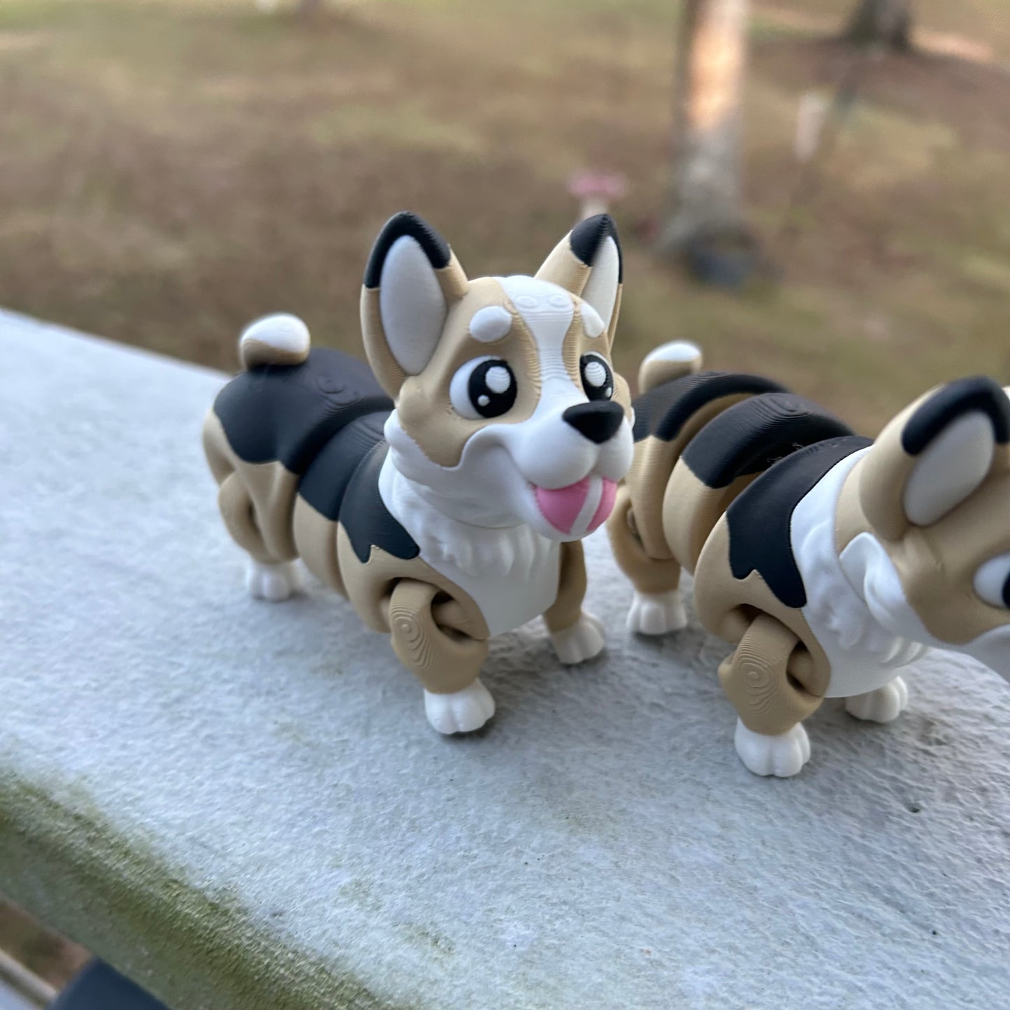 Little Corgis - 3d Printed Fidget Toy