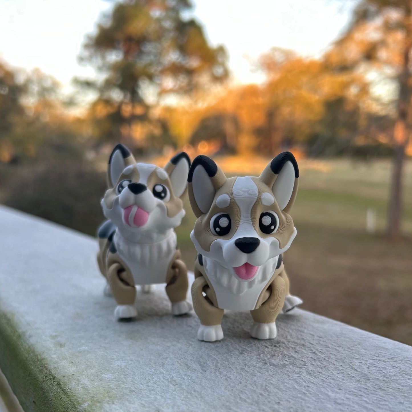 Little Corgis - 3d Printed Fidget Toy