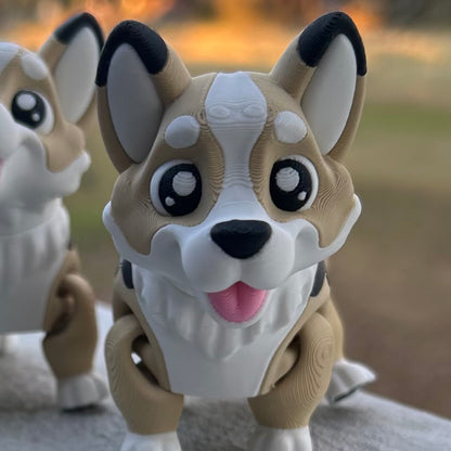Little Corgis - 3d Printed Fidget Toy