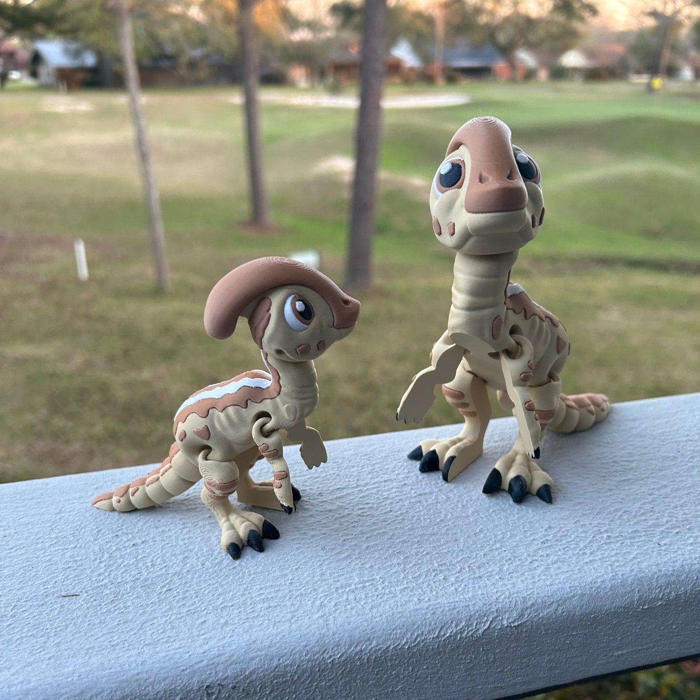 Flexi Parasaurolophus - 3d Printed Fidget Dinosaur