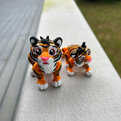 Flexi Tigers - 3d Printed Fidget Toy