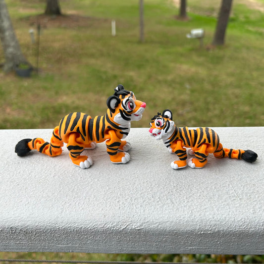 Flexi Tigers - 3d Printed Fidget Toy