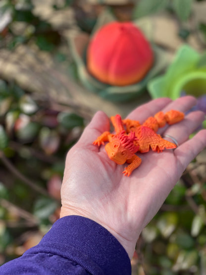 Amazing Dragon Flower Bulb with Dragon - 3d Printed Toy