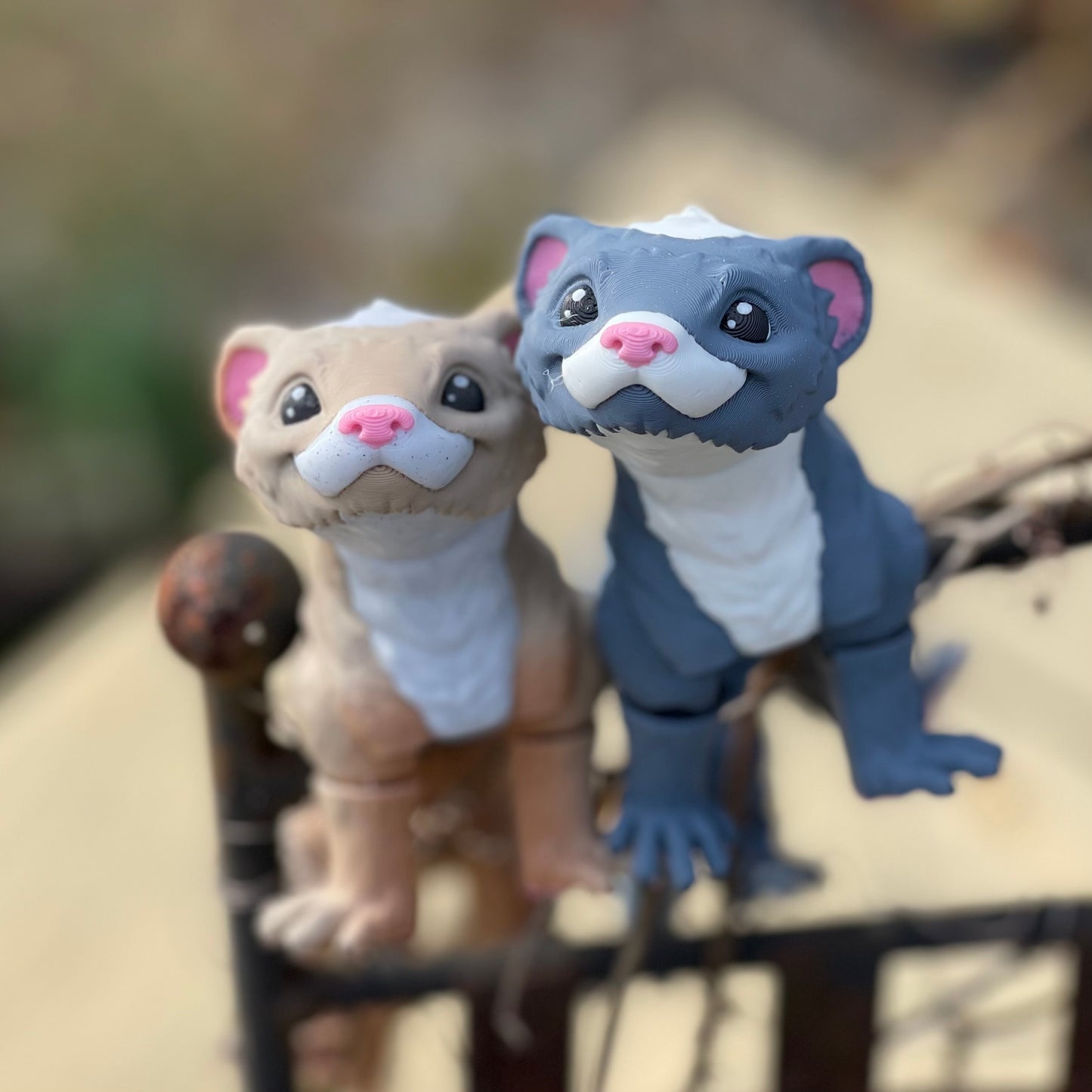 Smiling Ferret - 3d Printed Fidget Toy
