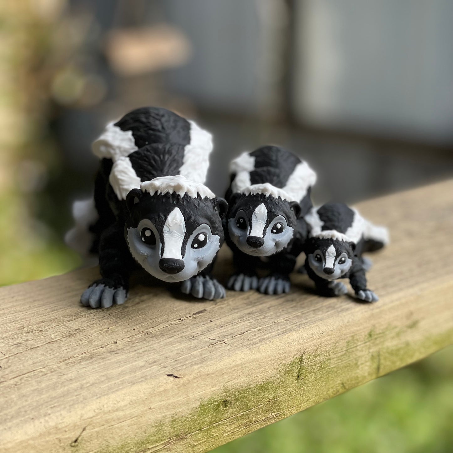 Smiling Skunk - 3d Printed Fidget Toy