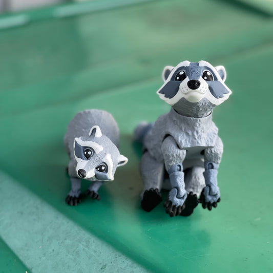 Smiling Raccoon - 3d Printed Fidget Toy