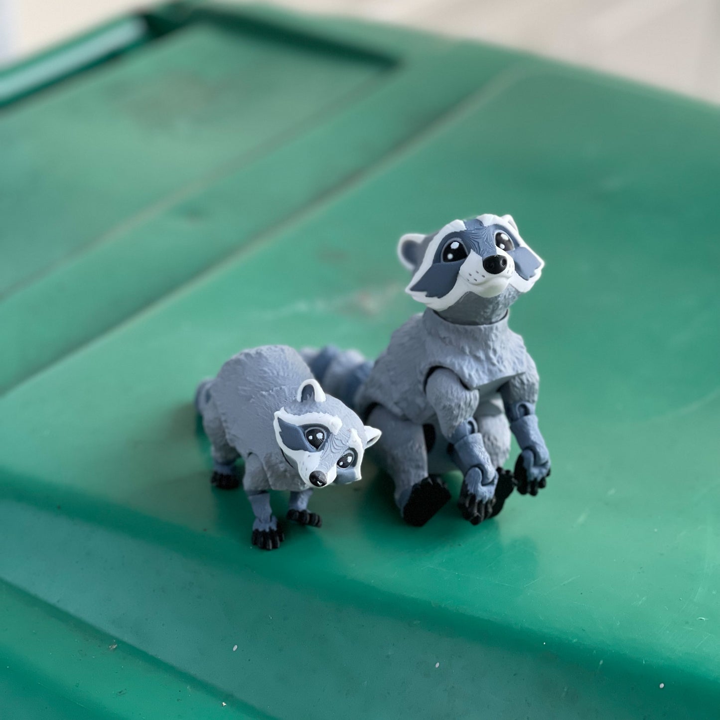 Smiling Raccoon - 3d Printed Fidget Toy