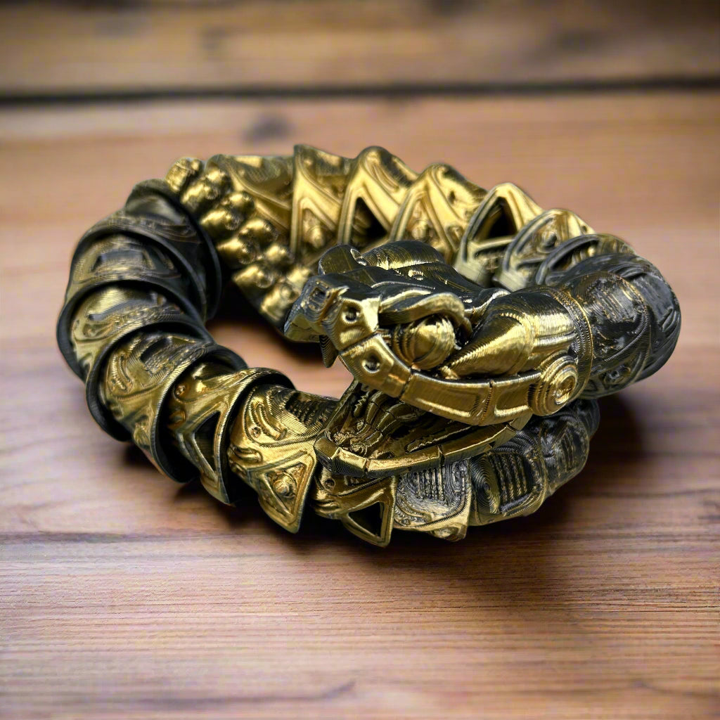 Articulated Robo Rattlesnake  - 3d Printed