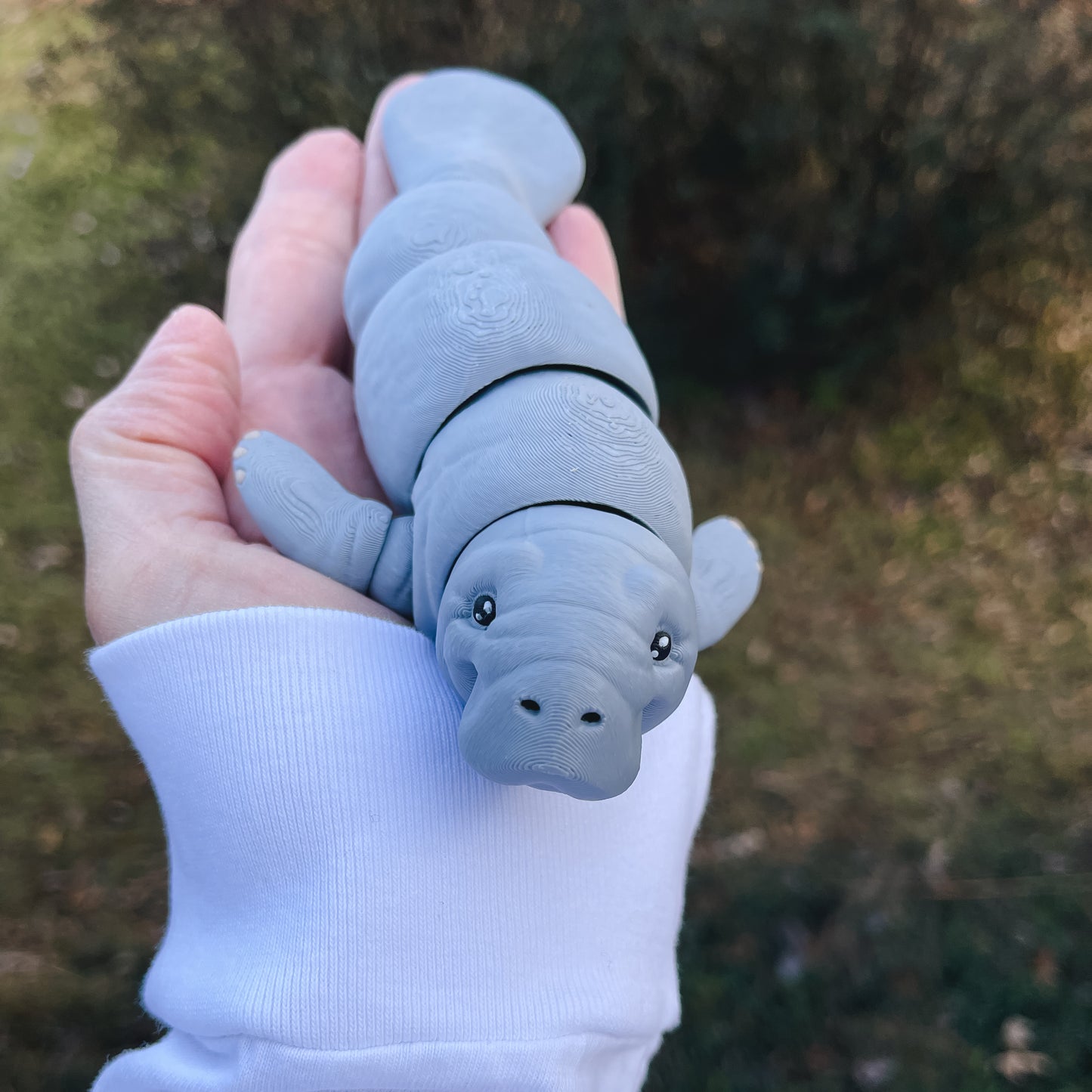 Smiling Manatee - 3d Printed Fidget Toy