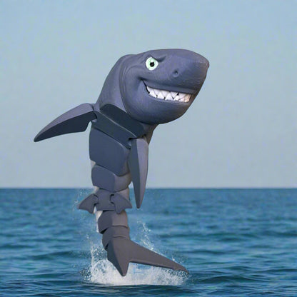 Shark Jumping Out of the Ocean