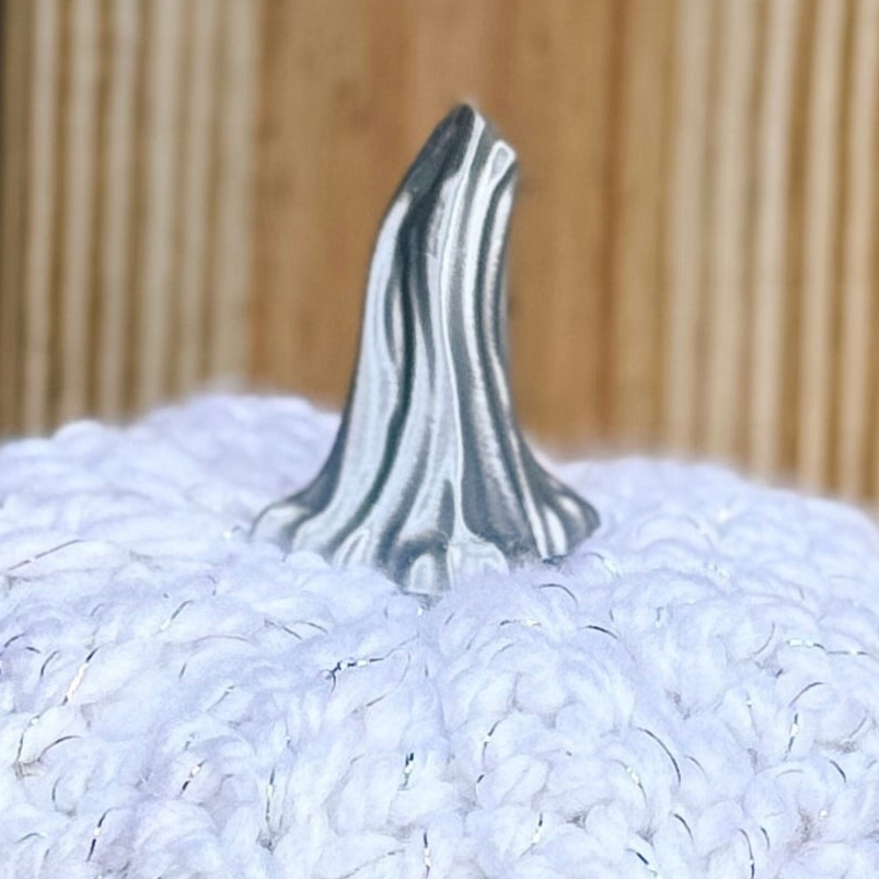 3d Printed Pumpkin Stems for Crocheted Pumpkins