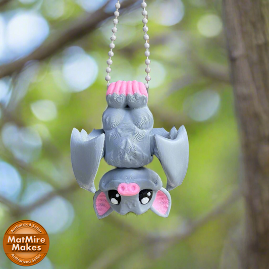 Smiling Miniature Bat - 3d Printed Toy