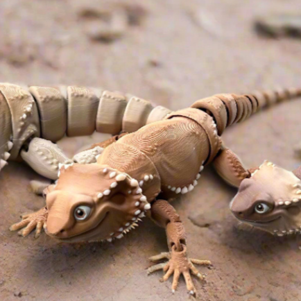 Bearded Dragon - 3d Printed Fidget Toy