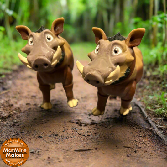 Grinning Warthog - 3d Printed Fidget Toy