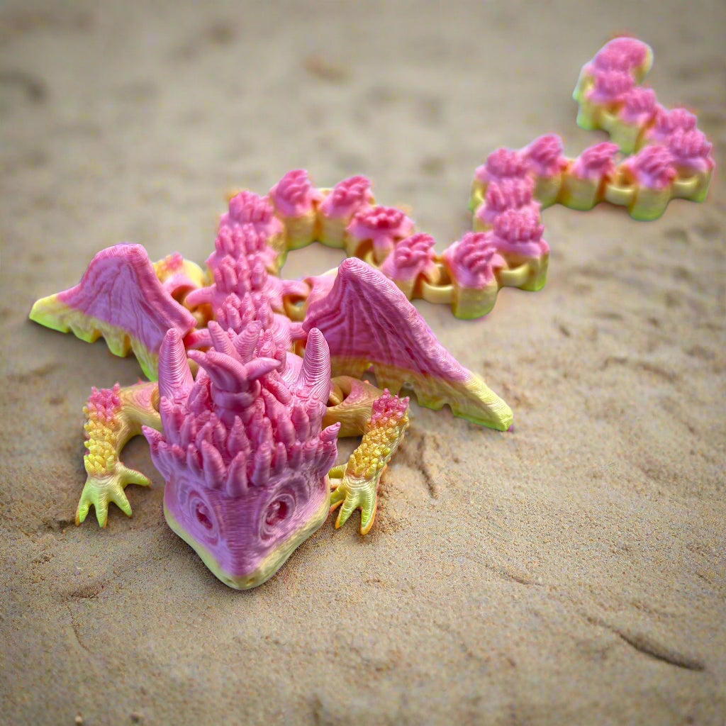 Yellow and Pink Dragon