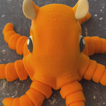 Flapjack Octopus - 3d Printed Fidget Toy