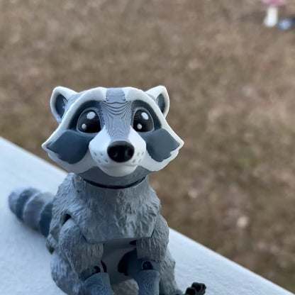 Smiling Raccoon - 3d Printed Fidget Toy