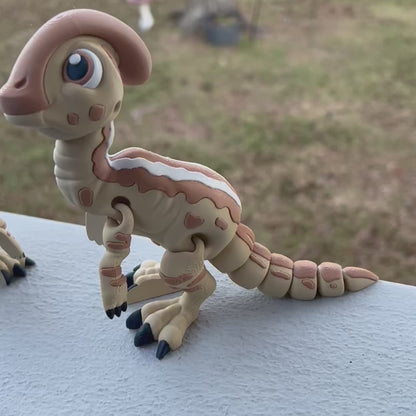 Flexi Parasaurolophus - 3d Printed Fidget Dinosaur