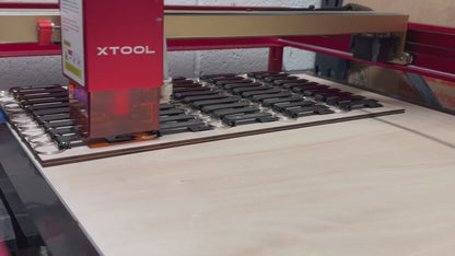 Digital File Only - DIY 50 x Bottle Opener Jig for most lasers, laser cut from 1/8 inch wood, includes digital files and instructions. Flaschenöffner, abrebote